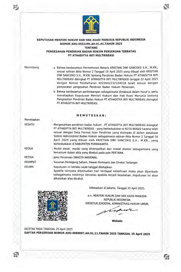 Akta Pendirian